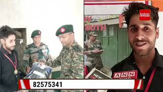 INDIAN ARMY FELICITATED YOUTH SELECTED IN CAPF FROM RAMBANDream comes true for Ratan  Singe