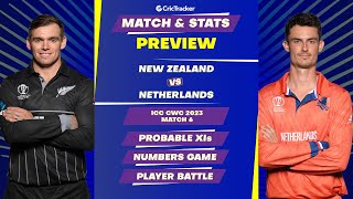 New Zealand vs Netherlands | ODI World Cup 2023 | Match Stats Preview, Pitch Report | CricTracker