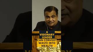A visionary leader can convert waste into wealth | Nitin Gadkari | Prague | कचरेसेकंचन #shortsvideo