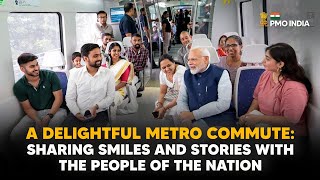 PM Modi took metro on his way back home, after launching PM Vishwakarma Yojna from Yasho Bhoomi