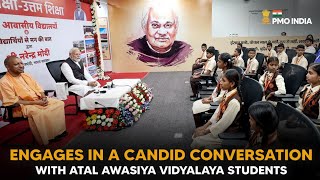 UNMISSABLE! PM Modi engages in a candid conversation with Atal Awasiya Vidyalaya students