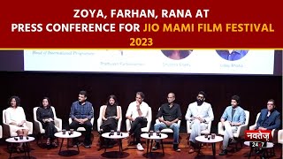 Farhan Akhtar, Zoya Akhtar, Siddharth Roy Kapur At Inaugural of Jio MAMI Mumbai Film Festival 2023 |
