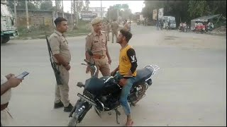 जानसठ पुलिस ने चलाया सघन चैकिंग अभियान