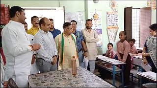 मुजफ्फरनगर पहुंचे प्रभारी मंत्री ने किया स्कूलो का निरीक्षण