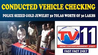 POLICE SEIZED HUG QUANTITY OF GOLD 50 TOLAS OF JEWELRY WORTH OF 30 LAKHS BY ATTAPUR PS LIMITS