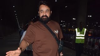 Lalettan Mohanlal arrived in Mumbai for the second shooting schedule of PAN India film  VRUSHABHA