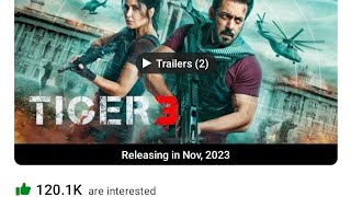 Tiger 3 Finally Crosses 120K Interest Rate On Bookmyshow 1 Month Before The Movie Release