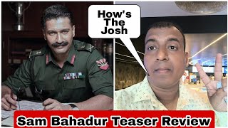 Sam Bahadur Teaser Review By Surya Featuring Vicky Kaushal