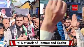 Jammu and Kashmir Anjuman-E-Sharie Shian aga syed Hassan's Representative Aga syed Muntazir Mehdi