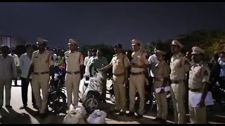 Police Ki Door To Door Checking Banjarahills Syed Nagar Mein | Hyderabad | SACH NEWS |