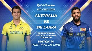 ???? ICC Men's ODI World Cup, AUS vs SL - Post-Match Analysis