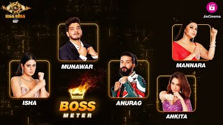 Bigg Boss 17 | Boss Meter Ko Lekar Hungama, Munawar Isha Anurag Ankita Mannara