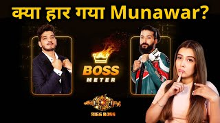 Bigg Boss 17 | Boss Meter Race Me Kaun Hai Aage?, Munawar Vs Anurag