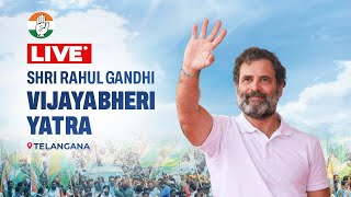 LIVE: Shri Rahul Gandhi interacts with the people en route 'Vijayabheri Yatra' in Telangana.