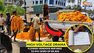 #Dispute between flower vendors & MMC- Flower vendors refused to pay Sopo of Rs 500