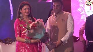 Film Actress Bhagyashree Launches Makewise Homes' Anuvidnyan Nagar CHS LTD Bhumi Pujan On Dussehra