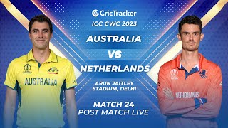 ???? ICC Men's ODI World Cup, AUS vs NED - Post-Match Analysis