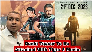Dunki Movie Teaser To Be Attached With Tiger 3 Movie On Big Screen, Smart Marketing Move By SRK
