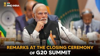 Prime Minister’s remarks at the closing ceremony of G20 summit With English Subtitle