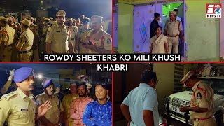 Chandryangutta police station limits rowdy SHEETERS ki counseling  condron search ke douran |