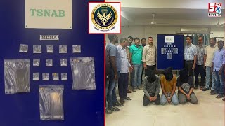(Telangana State Anti-Narcotics Bureau ) KE HATH LAGE  LOCAL DRUG PEDDLERS || SACHNEWS