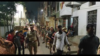 160 Police professionals ke sath kamtipura limits mein kiya Gaya Cordon Search || SACHNEWS