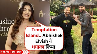 Akanksha Puri Reacts To Dating Rumours With Abhishek, Temptation Island Abhishek Elvish Reunion