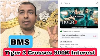 Tiger 3 Movie Crosses 300K Interest Rate On Bookmyshow 12 Days Before It's Release
