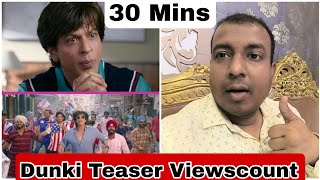 Dunki Teaser Record Breaking Viewscount In 30 Minutes