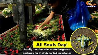 #AllSoulsDay! Family members decorate the graves and pray for their departed loved ones