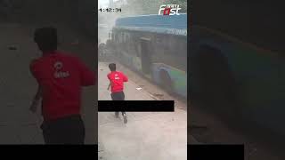 Delhi Accident: तेज रफतार DTC Bus ने  युवक को कुचला, मौके पर मौत #delhi  #dtc #shorts