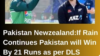 #BigBreaking:Pakistan Team Win By 21 Runs:As per DLS Pakistan Is 21 Runs Ahead.Watch Video