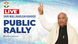 LIVE: Congress President Shri Mallikarjun Kharge addresses the public in Dindori, Madhya Pradesh.