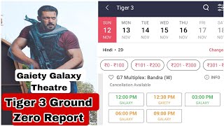 Tiger 3 Movie Ground Zero Report Day 1 At Gaiety Galaxy Theatre In Mumbai