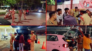 Chandryangutta police ki janib se ki gayi vehicle checking || SACHNEWS