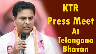 LIVE : Minister KTR Press Meet Live | Telangana Bhavan | BRS Party | Top Telugu Tv