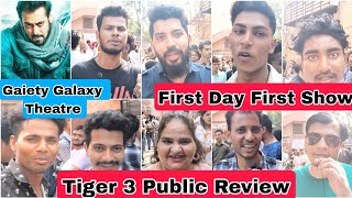 Tiger 3 Movie Public Review First Day First Show At Gaiety Galaxy Theatre In Mumbai