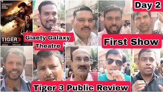 Tiger 3 Movie Public Review Second Day First Show At Gaiety Galaxy Theatre In Mumbai