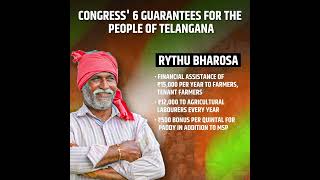 Congress' guarantees for Telangana's prosperity and well-being