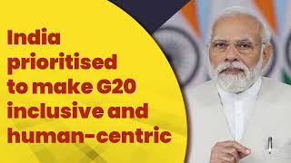 Our priority was to make the G20 inclusive and human-centric | Voice of Global South | PM Modi