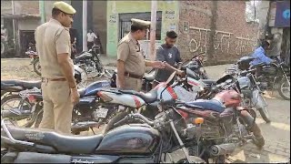 मीरापुर पुलिस ने बैंको पर चलाया सघन चैकिंग अभियान