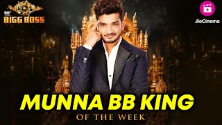 Bigg Boss 17 | Sabko Piche Karke BB King Bane Munawar, Week 6 | BB King Of The Week