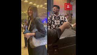 Airport पर अलग अलग spot हुआ couple || क्या #Maskman ने नाराज है Mrs Kundra