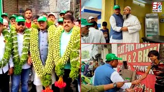AIMIM candidate Mubeen na kiya Bahadurpura constituency ka Paidal Daura | SACHNEWS