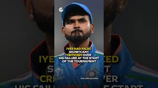 Shreyas Iyer expressed his thoughts following his marvelous century against New Zealand.