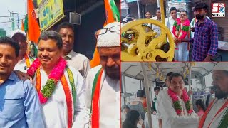 Congress candidate Mujeeb Ullah Shareef ne kiya Paidal Daura | Charminar Constituency