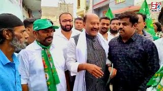 Bahadurpura Mein AIMIM Candidate Ka Ghar Ghar Paidal Daura | SACH NEWS |