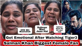 Salman Khan Biggest Female Fan Tejashri Kanojia Got Emotional After Watching Tiger3 Movie In Theatre