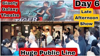 Tiger 3 Movie Huge Public Line Day 5 Late Afternoon Show At Gaiety Galaxy Theatre In Mumbai