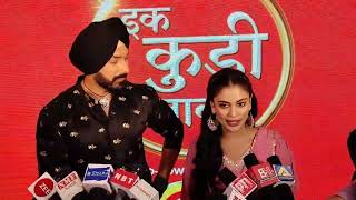 Avinesh Rekhi and Tanisha Mehta Full Interview - Ek Kudi Punjab Di Serial Launch - Zee Tv